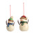 Snowmen Paper Pulp Ornaments - 2 Assorted