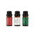 A set of three holiday fragrance oils including Fireside Cheer, Peppermint Stick and Noble Fir