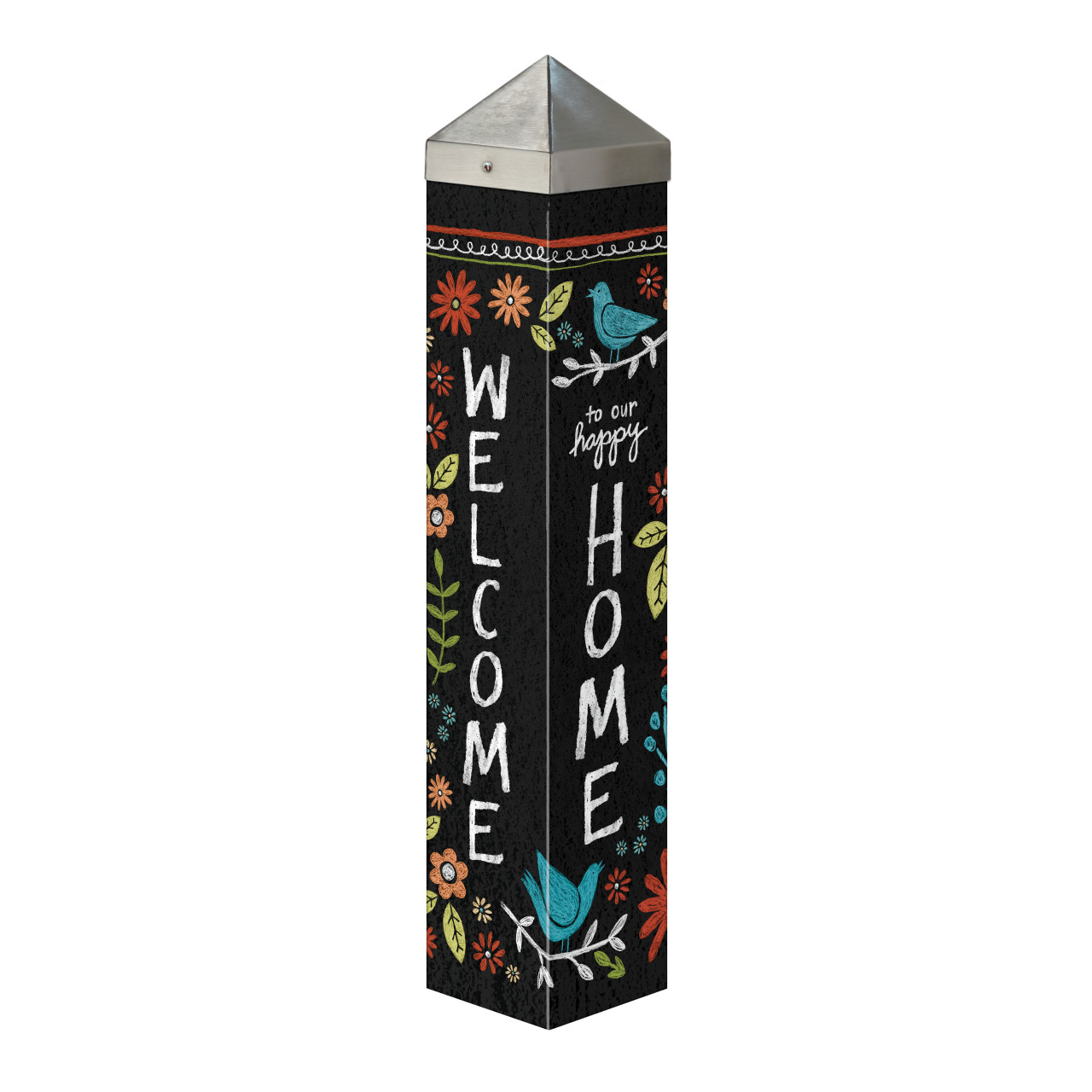Chalkboard Floral 20" Art Pole thumbnail