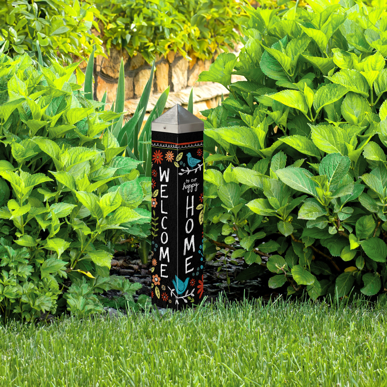Chalkboard Floral 20" Art Pole thumbnail