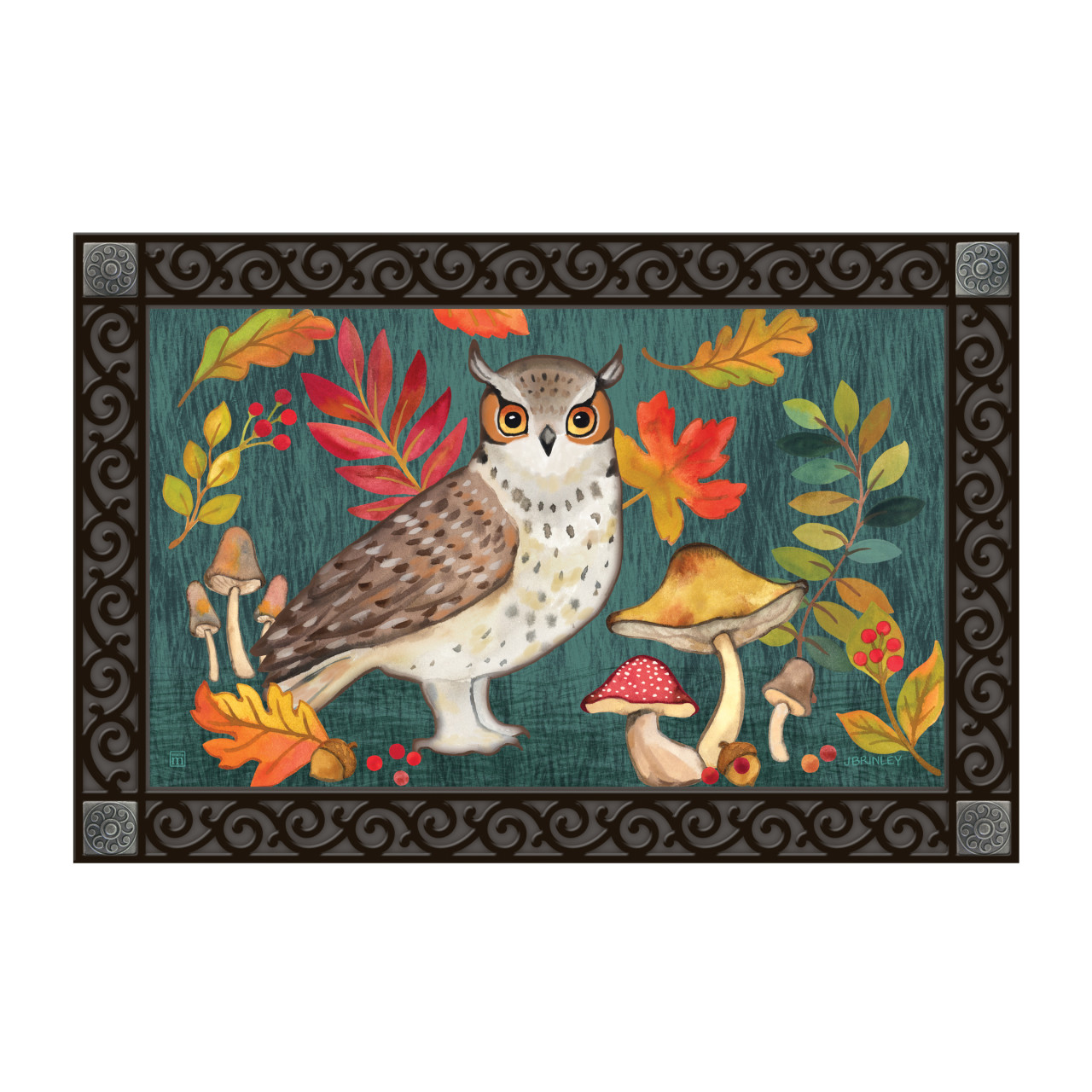 Fall Forest Owl MatMate thumbnail