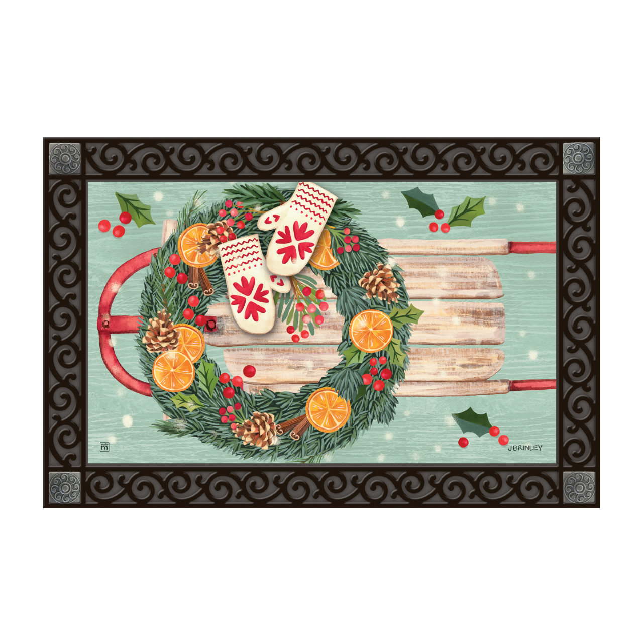Citrus Wreath MatMate thumbnail