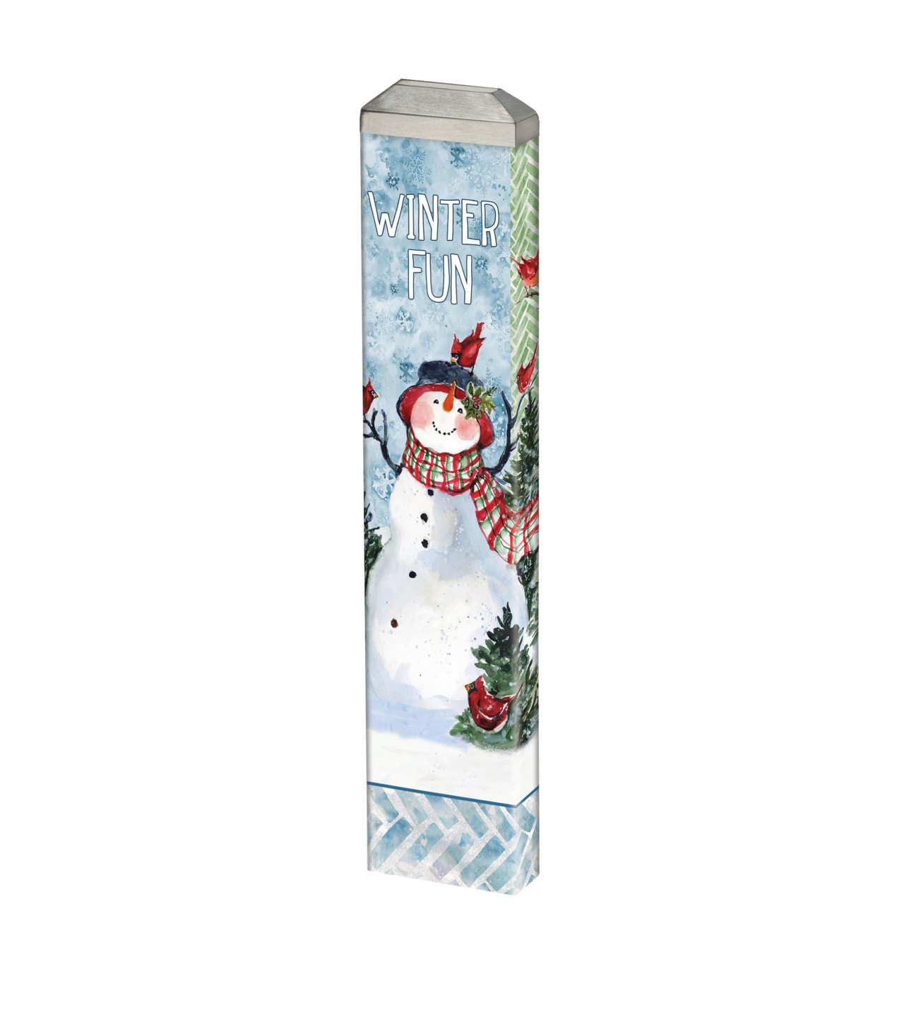 Snowman Friends 13" Mini Art Pole thumbnail