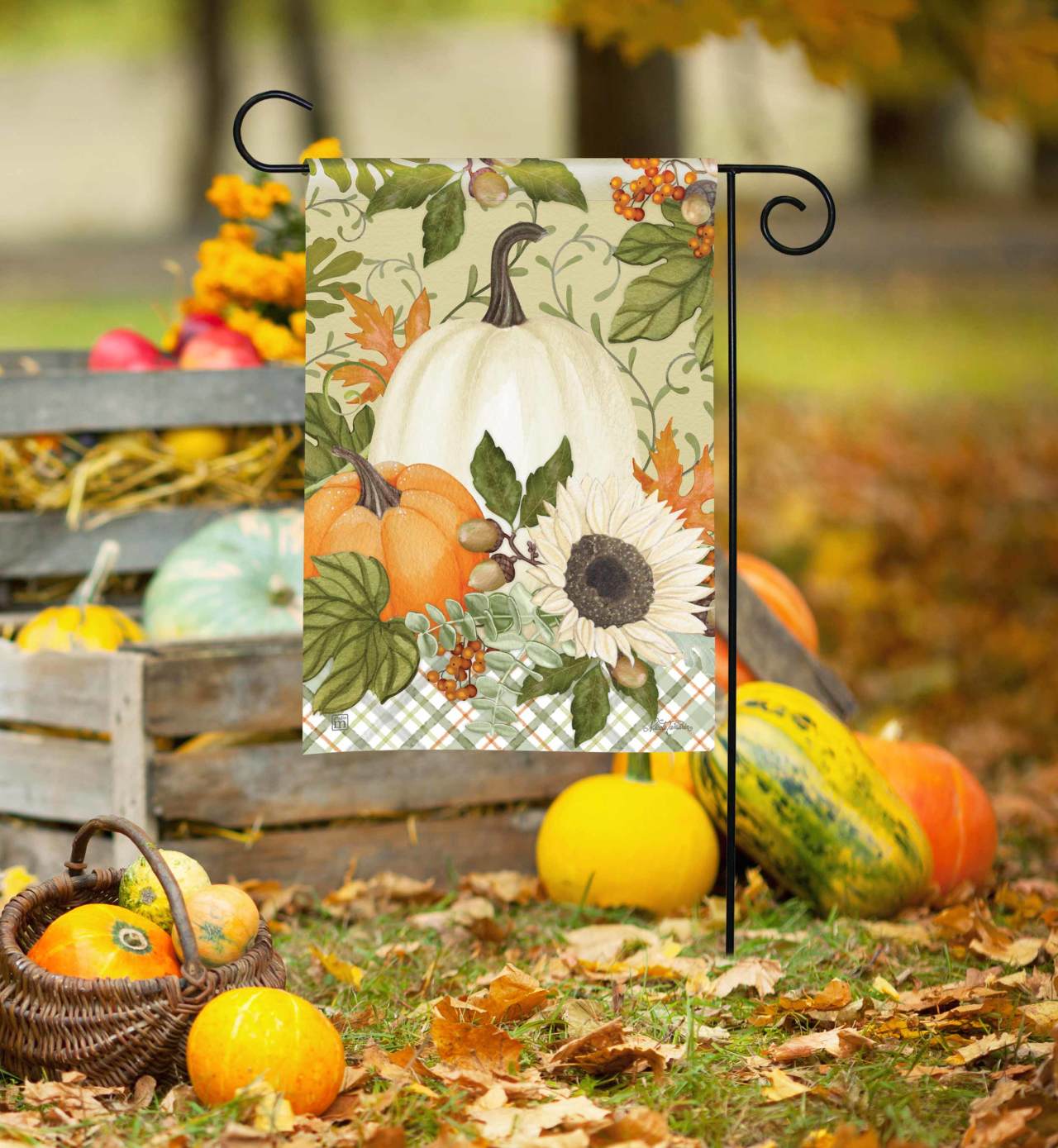 Farmhouse Fall Garden Flag thumbnail