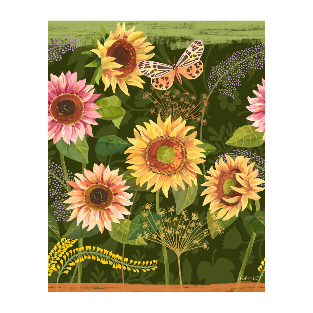 Sunflower Autumn 20" Art Pole thumbnail