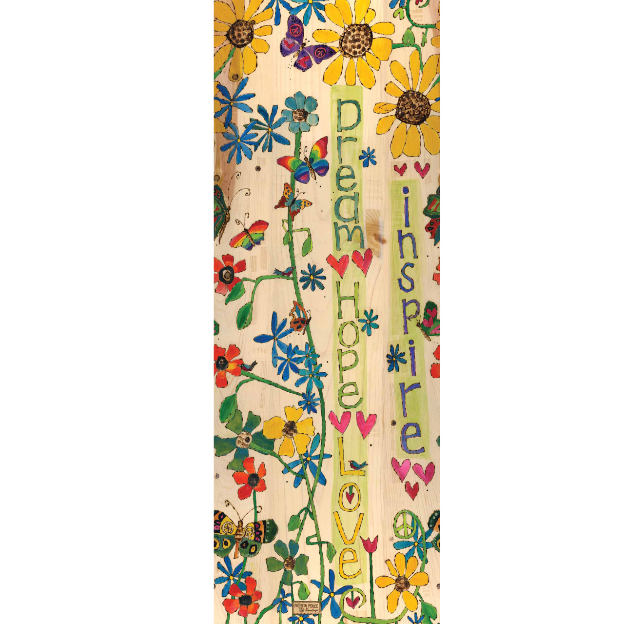 Dream, Hope, Love 60" Art Pole thumbnail