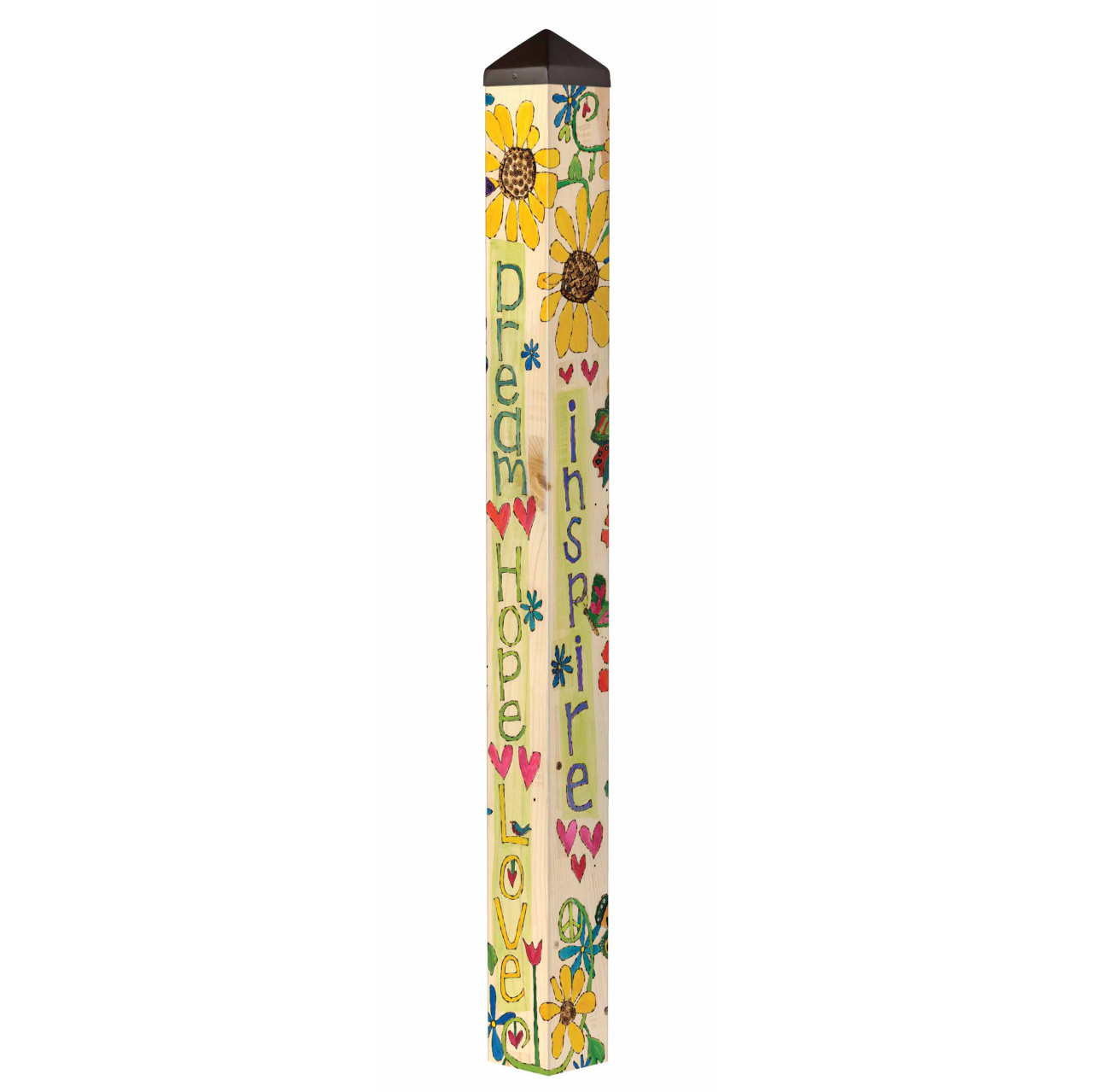 Dream, Hope, Love 60" Art Pole thumbnail