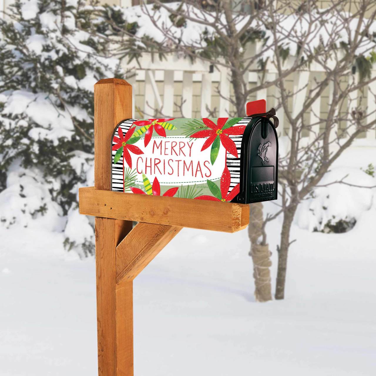 Holly Jolly Poinsettias MailWrap thumbnail