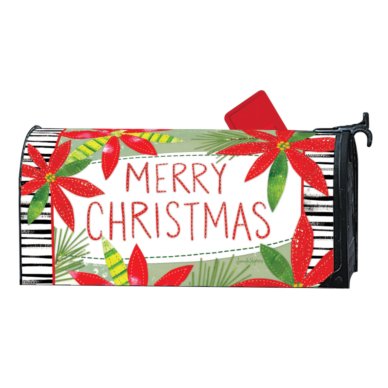 Holly Jolly Poinsettias MailWrap thumbnail