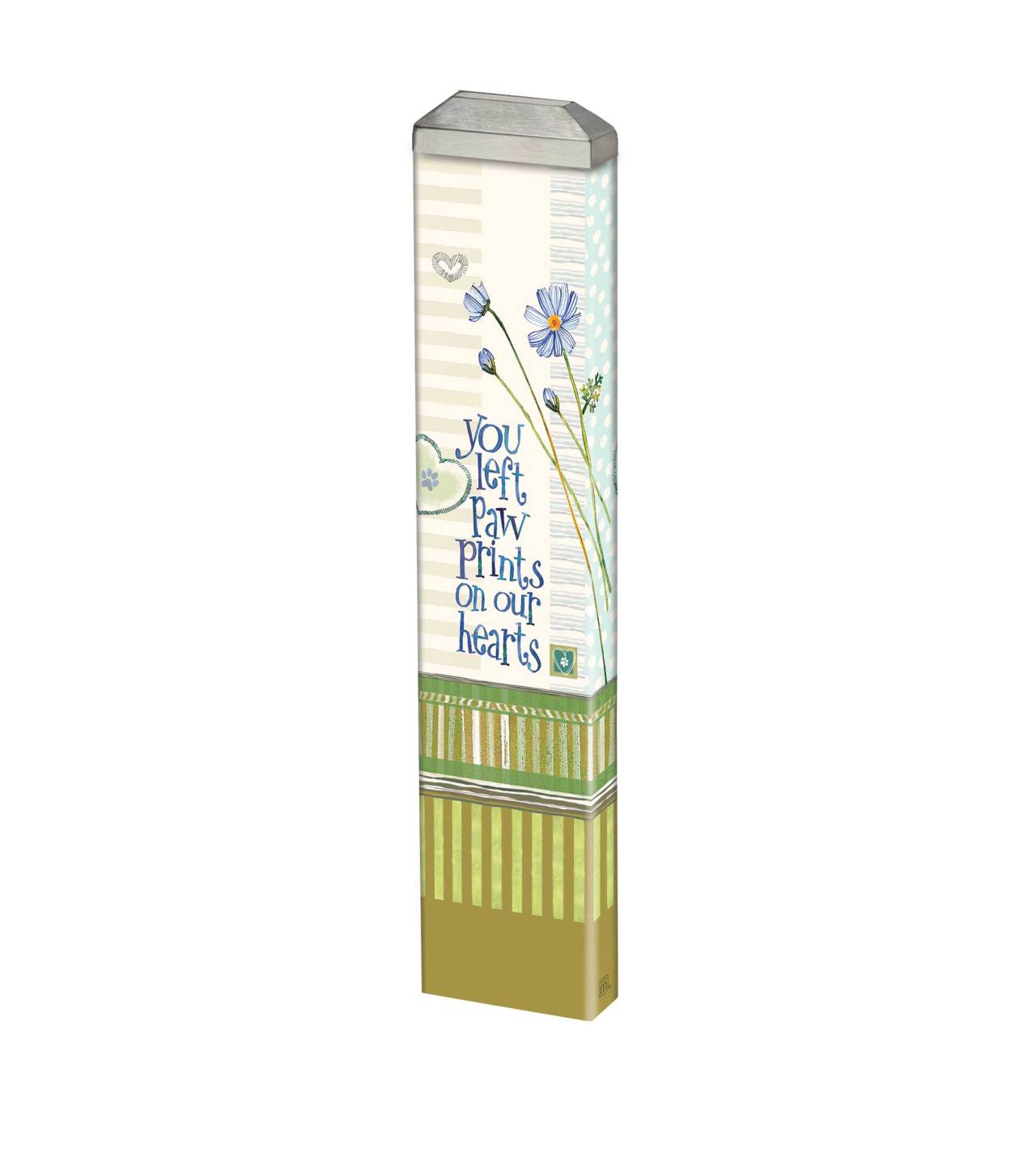 You Left Paw Prints 13" Mini Art Pole thumbnail