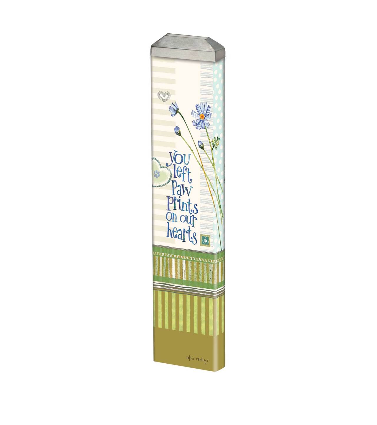 You Left Paw Prints 13" Mini Art Pole thumbnail