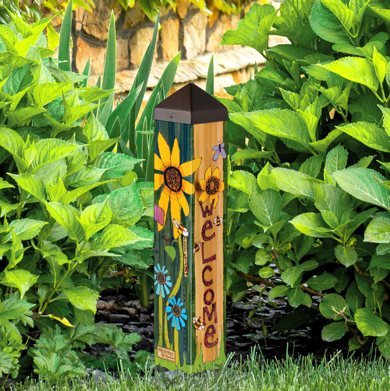 Peace Garden 20" Art Pole thumbnail