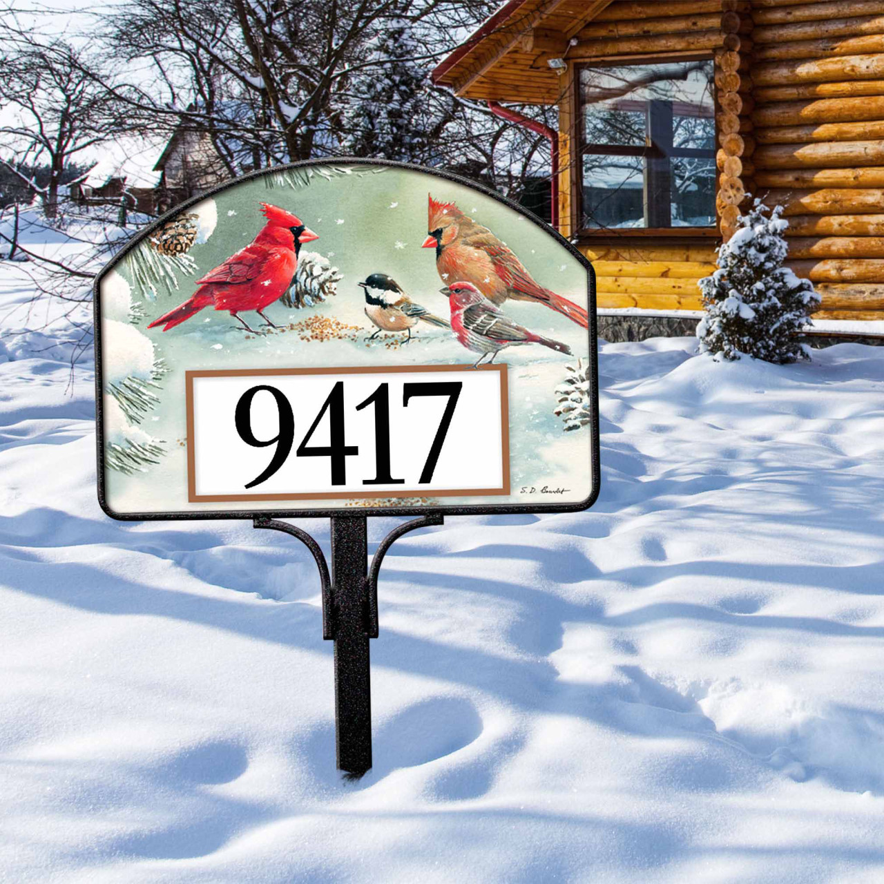 Winter Bird Feeding Yard DeSign thumbnail