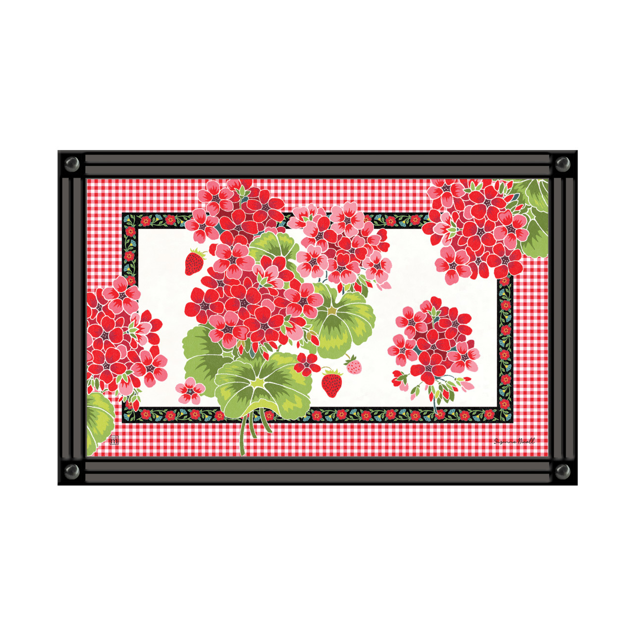 Gingham Geranium MatMate thumbnail