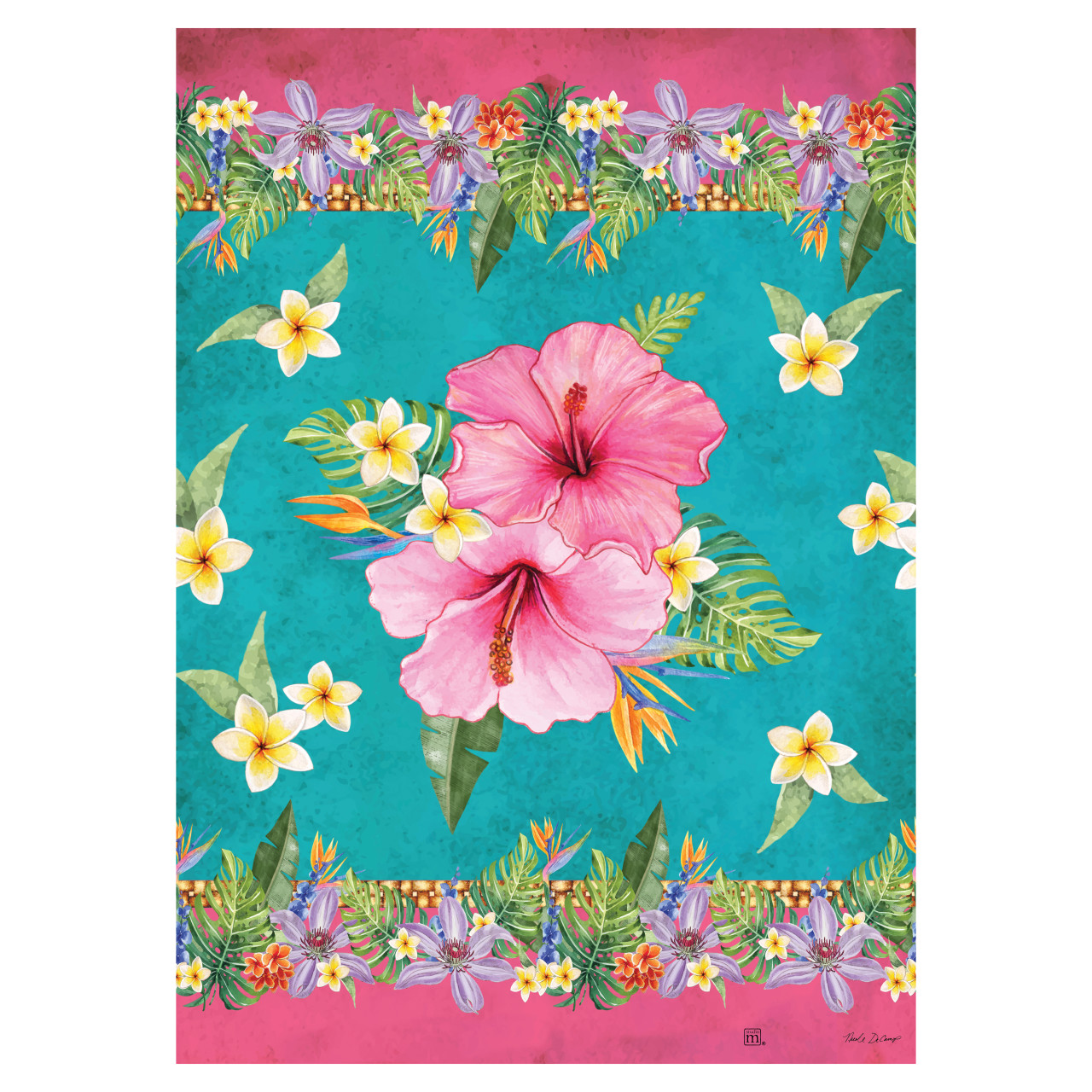 Tropic Love Bird Bath w/ST9025 Stainless Steel Topper thumbnail