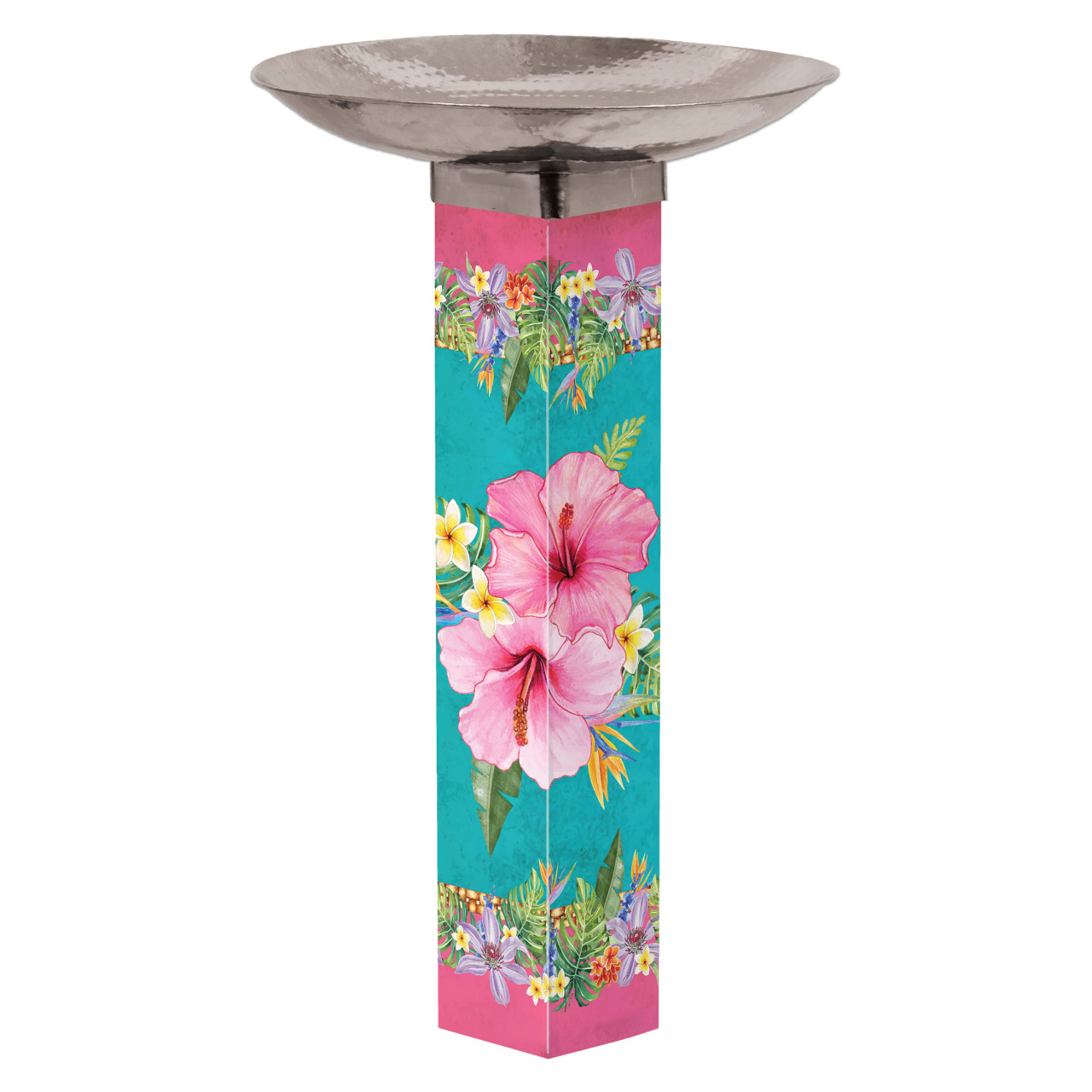 Tropic Love Bird Bath w/ST9025 Stainless Steel Topper thumbnail