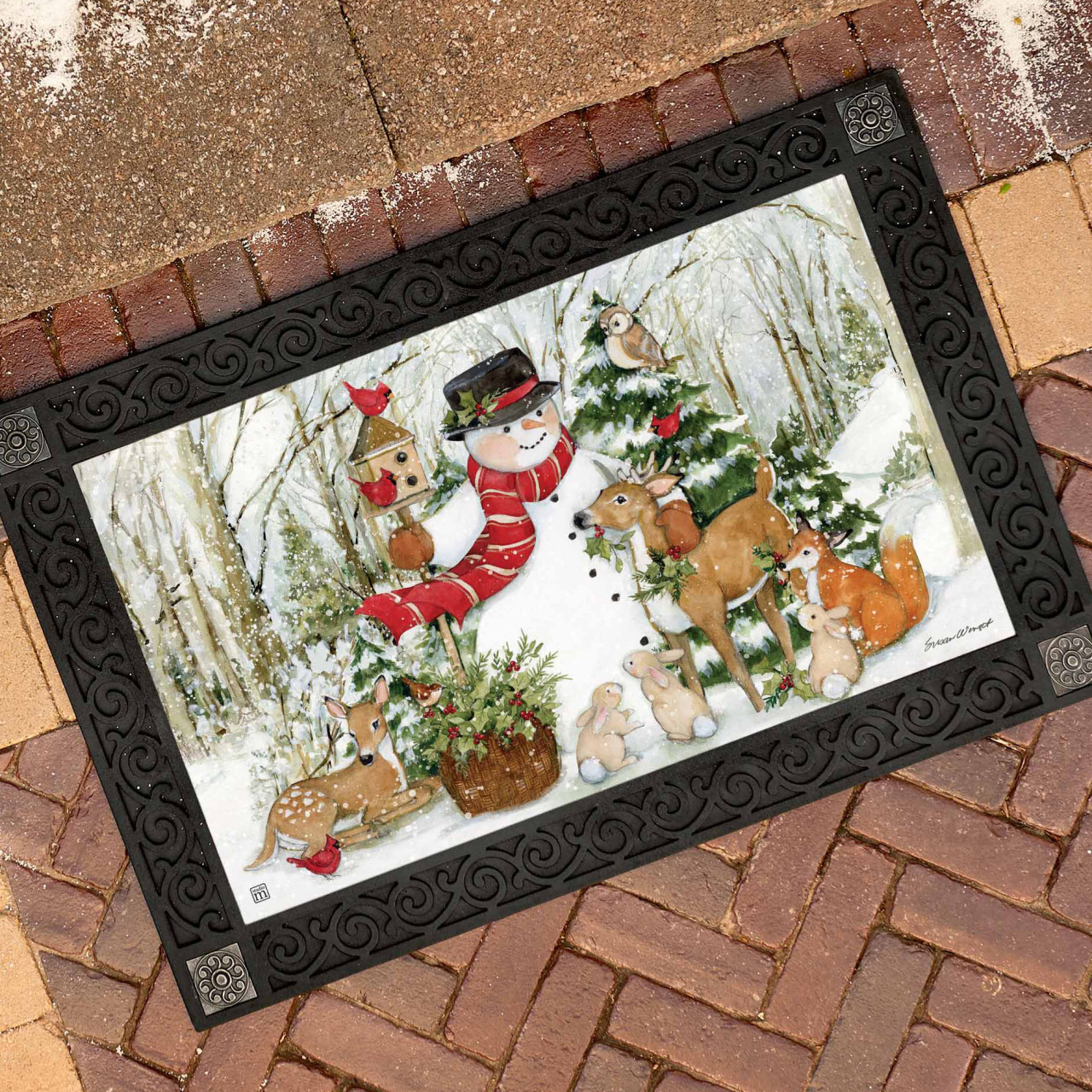 Woodland Snowman MatMate thumbnail