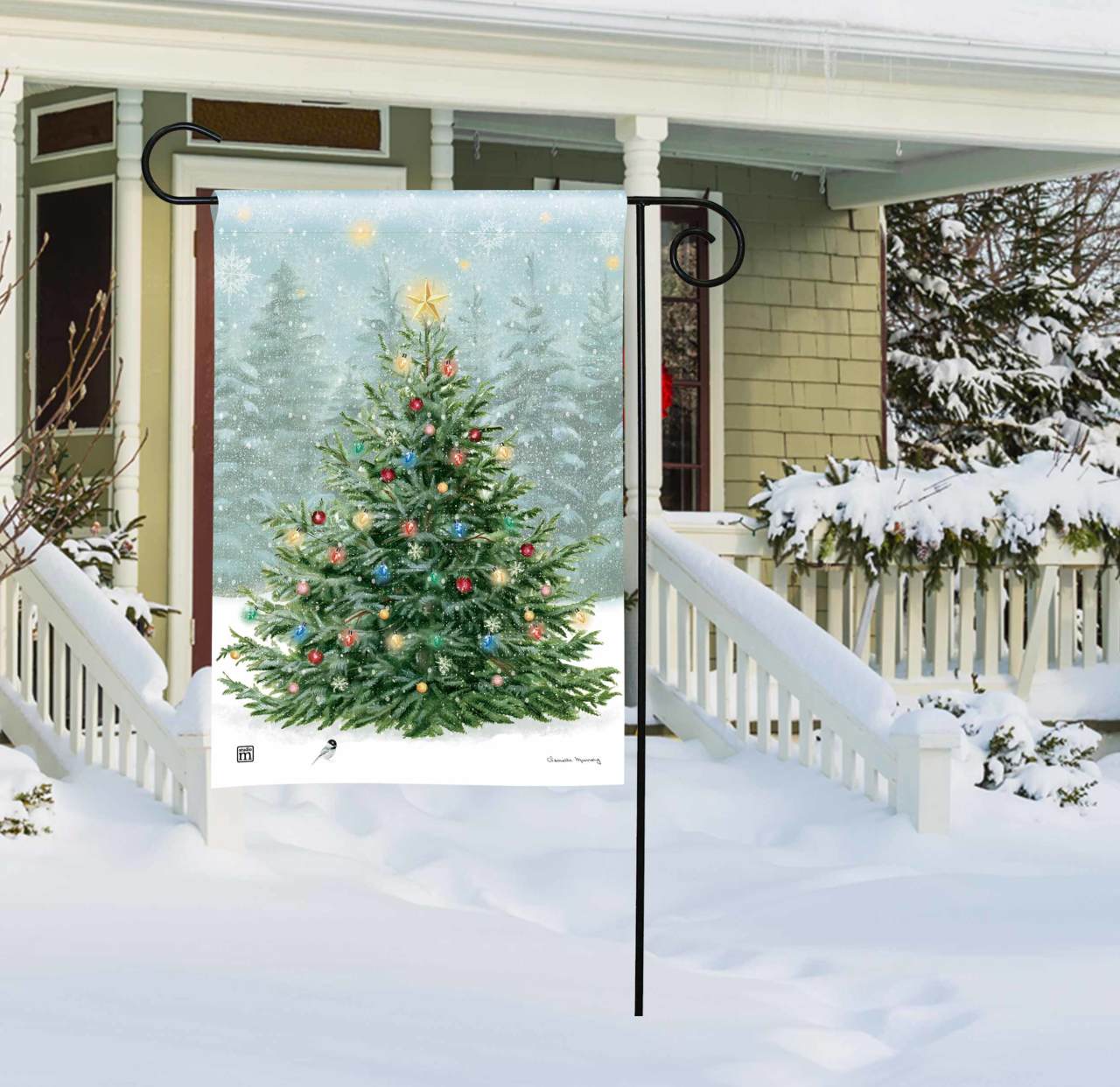 Light the Tree Garden Flag thumbnail