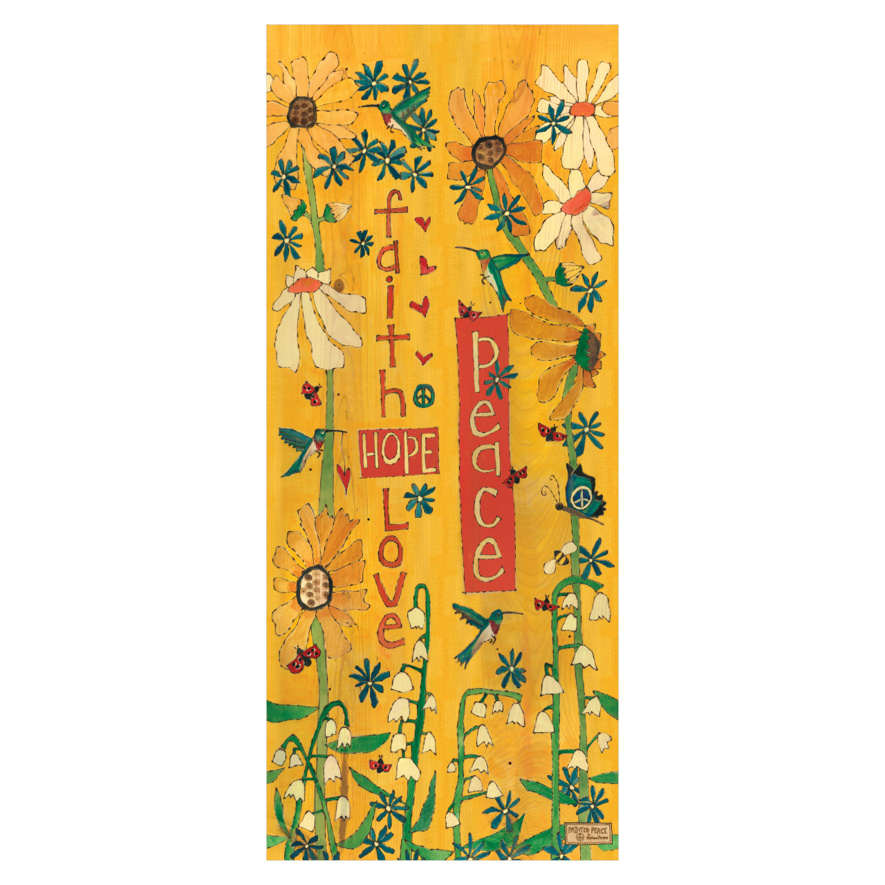 Faith Hope Love 40" Art Pole thumbnail