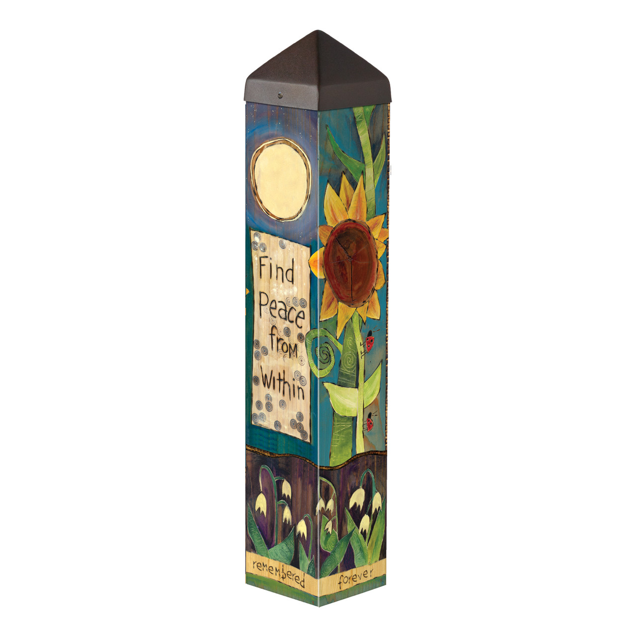 Find Peace 20" Art Pole thumbnail