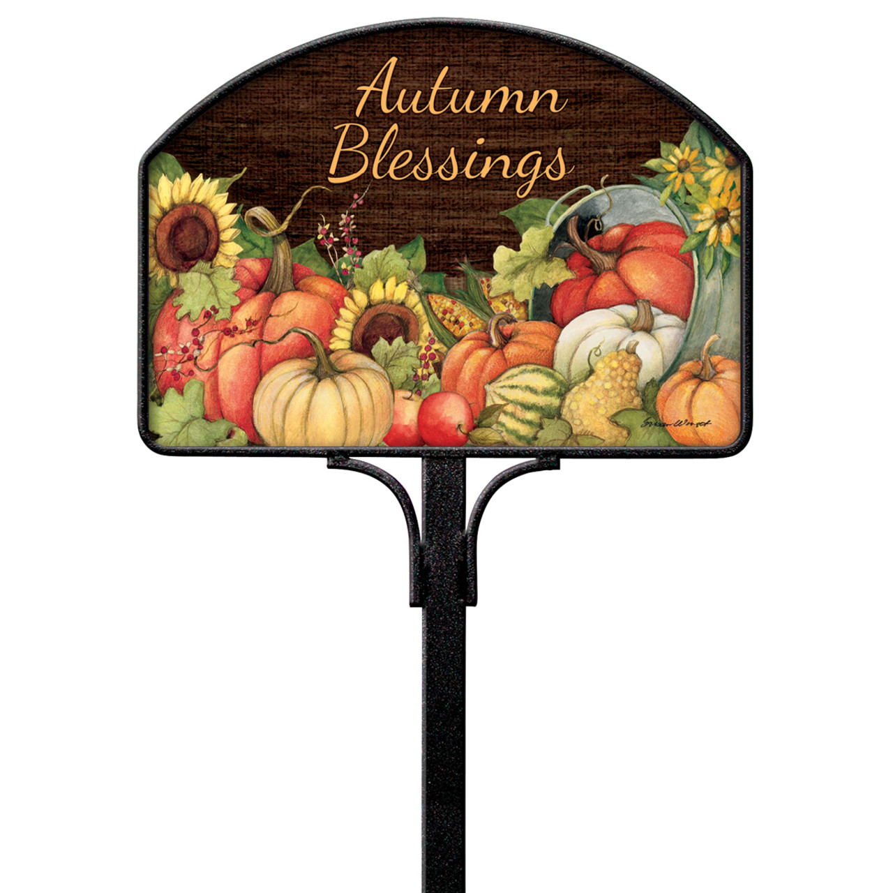 Autumn Scarecrow Yard DeSign thumbnail
