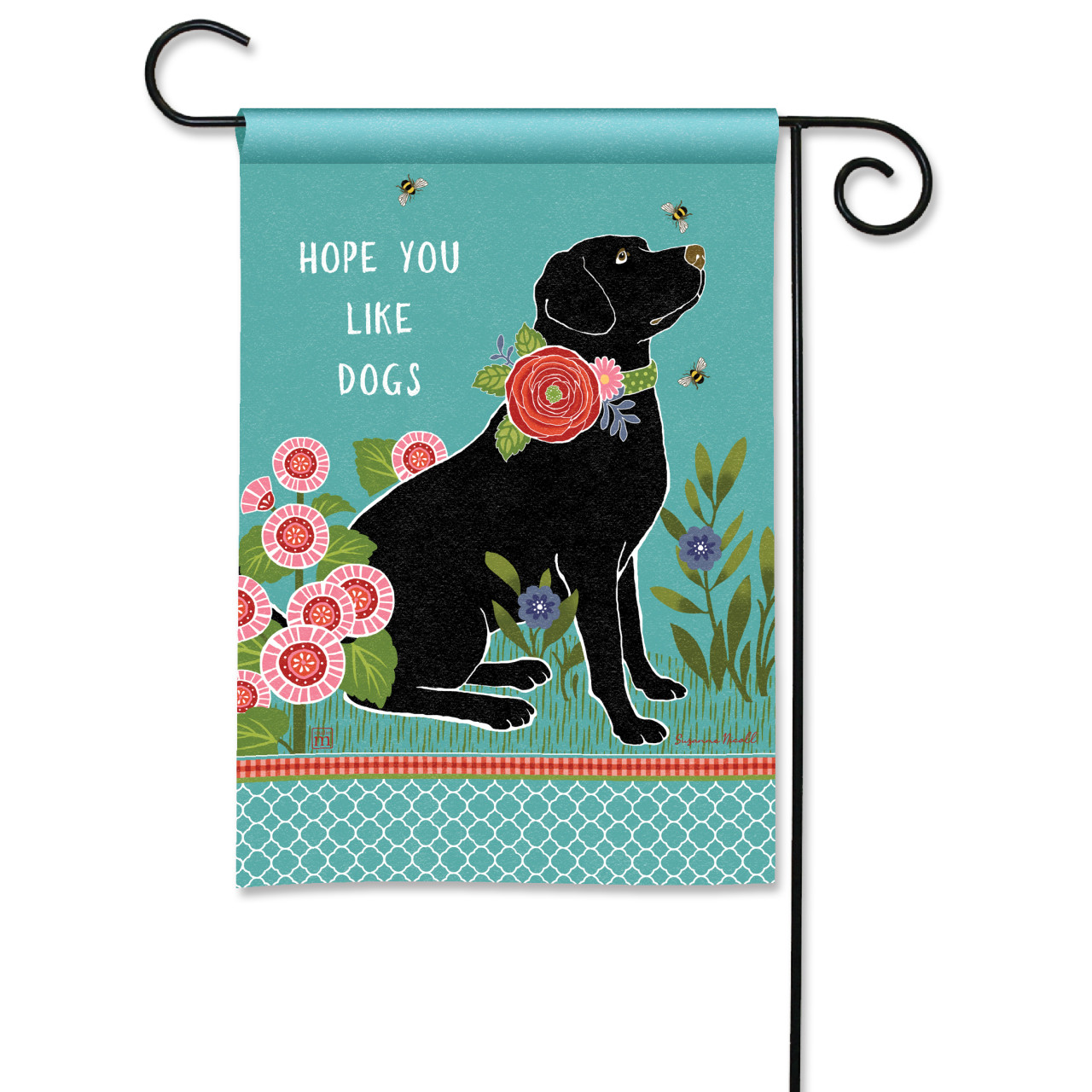 Secret Garden Dog Garden Flag thumbnail