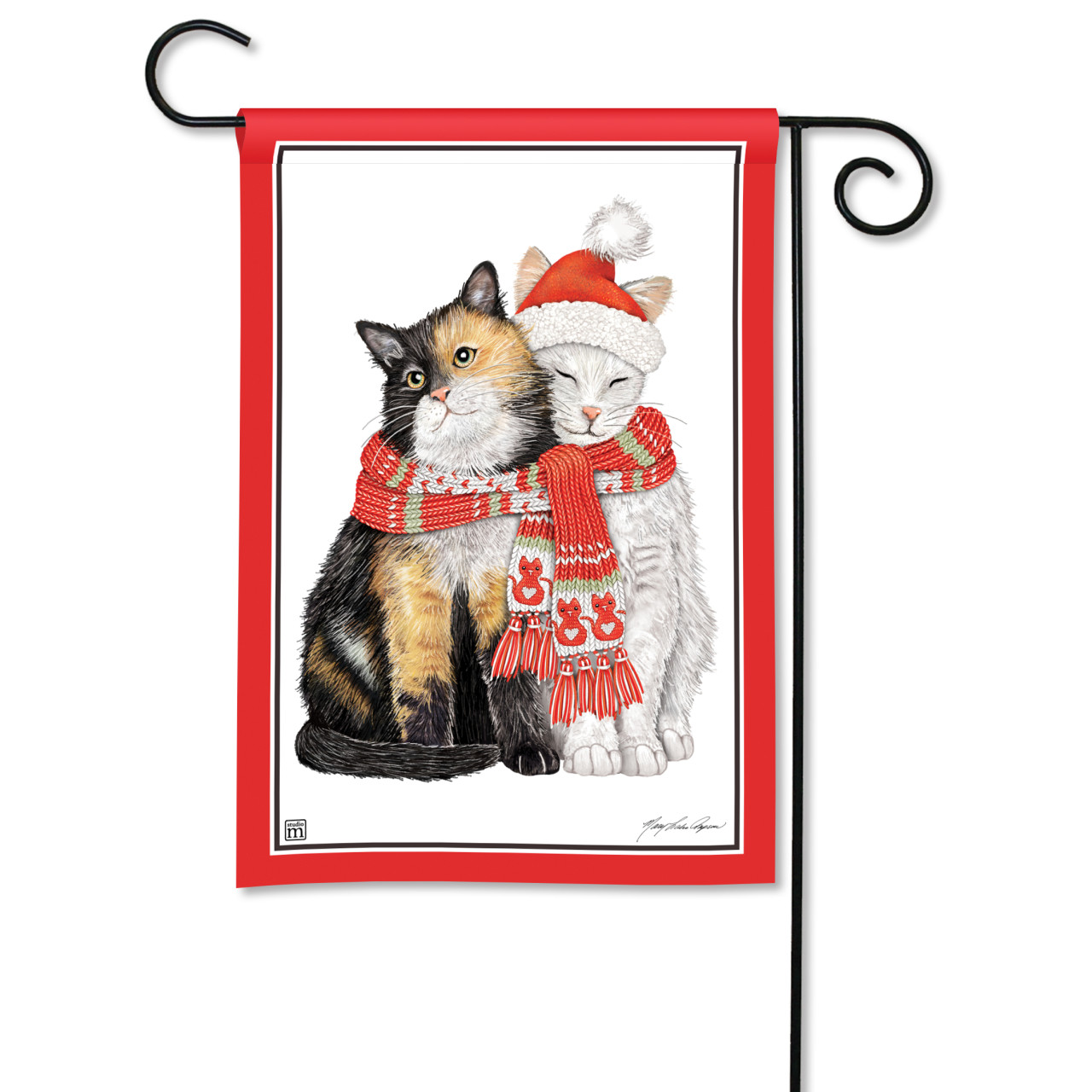 Cuddly Cats Garden Flag thumbnail