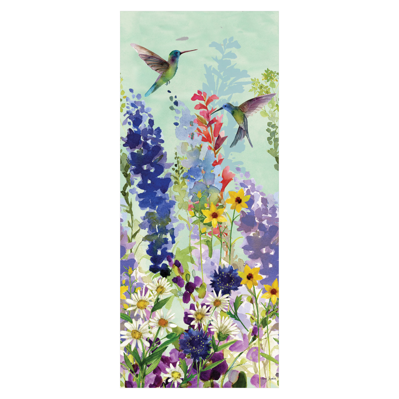 Spring Hummingbirds 40" Art Pole thumbnail