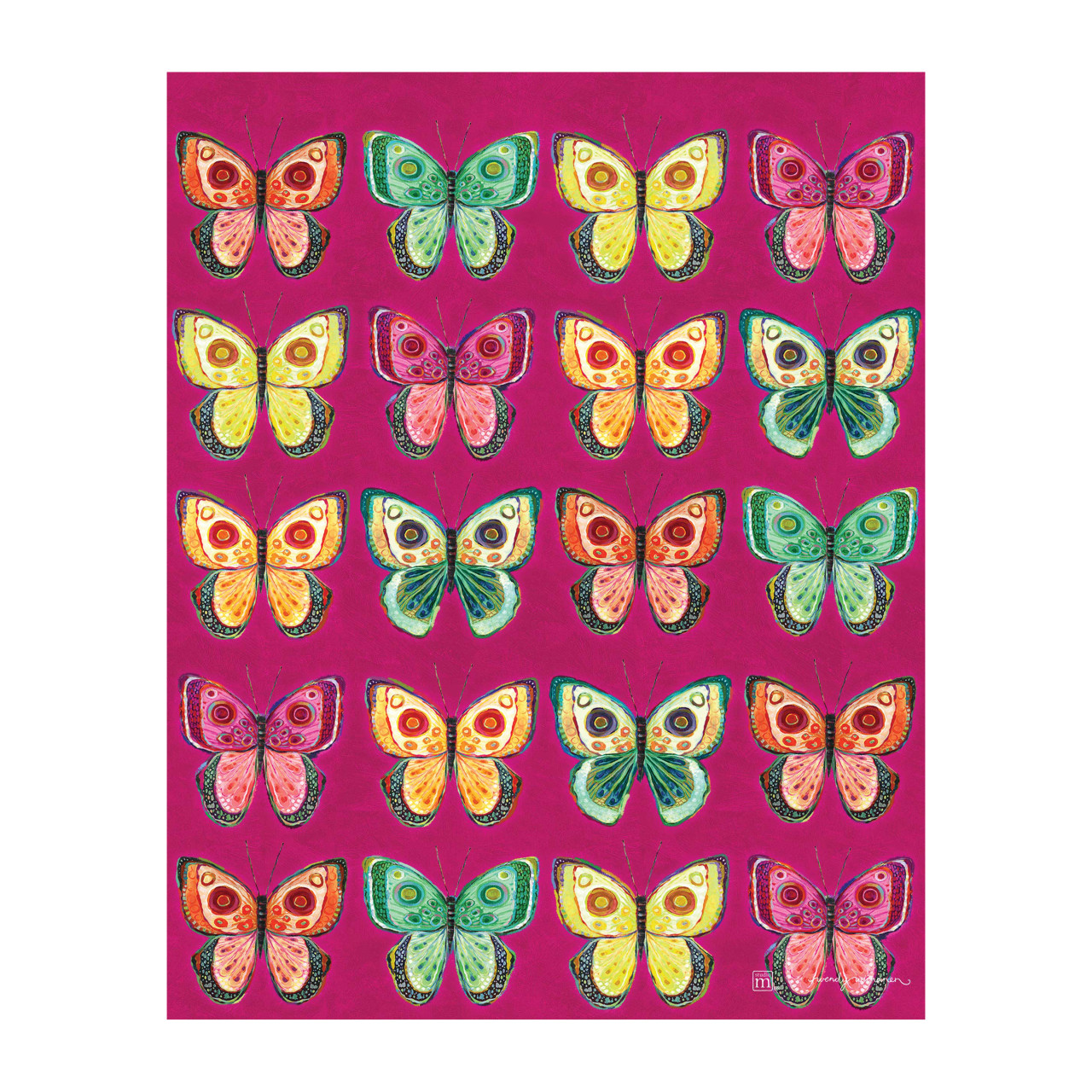 Bohemian Flutters Pole 20" Art Pole thumbnail