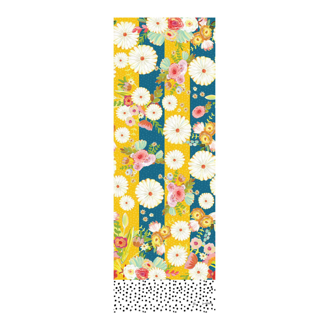 Positivity Blooms Blue 60" Art Pole thumbnail