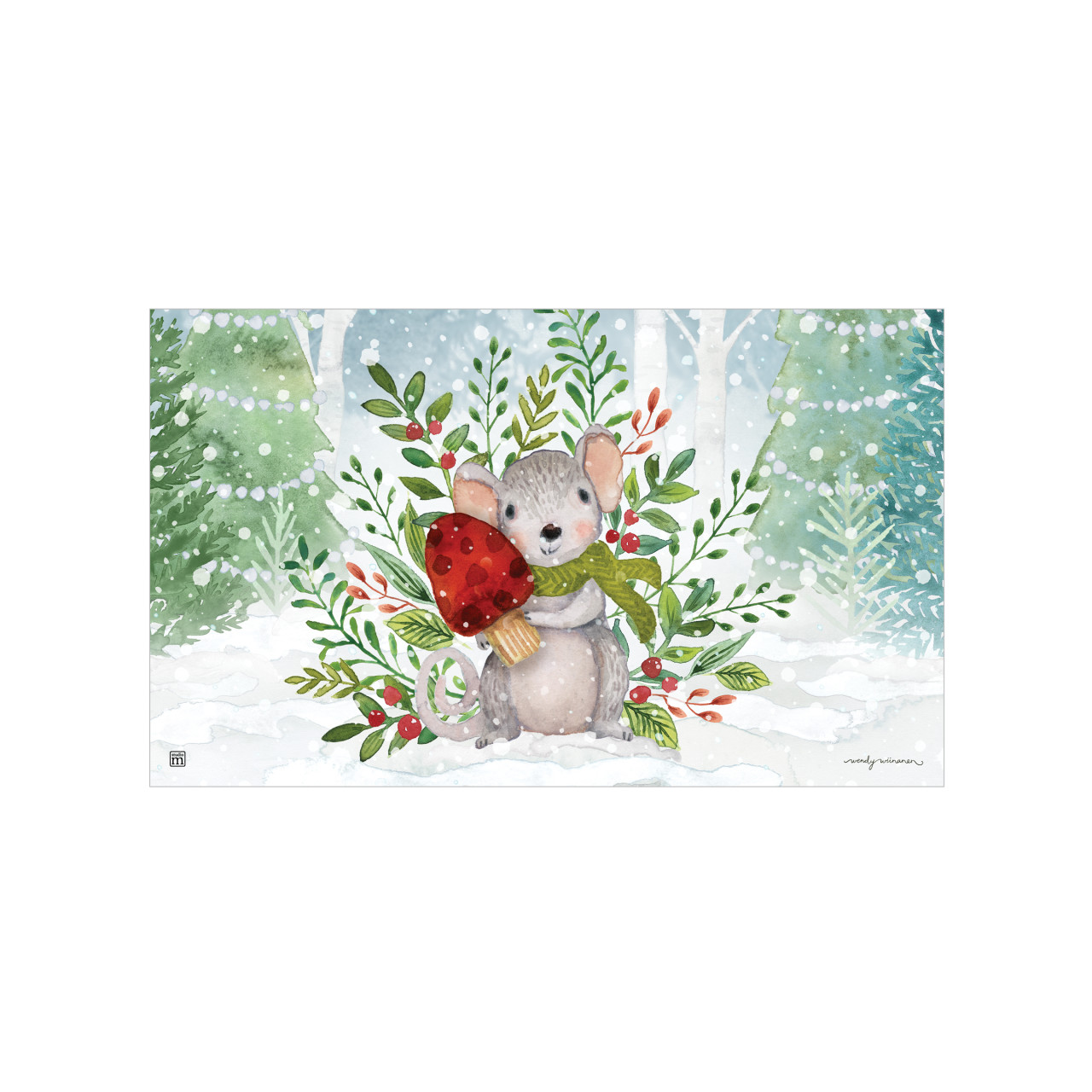 Winter Mouse MatMate thumbnail