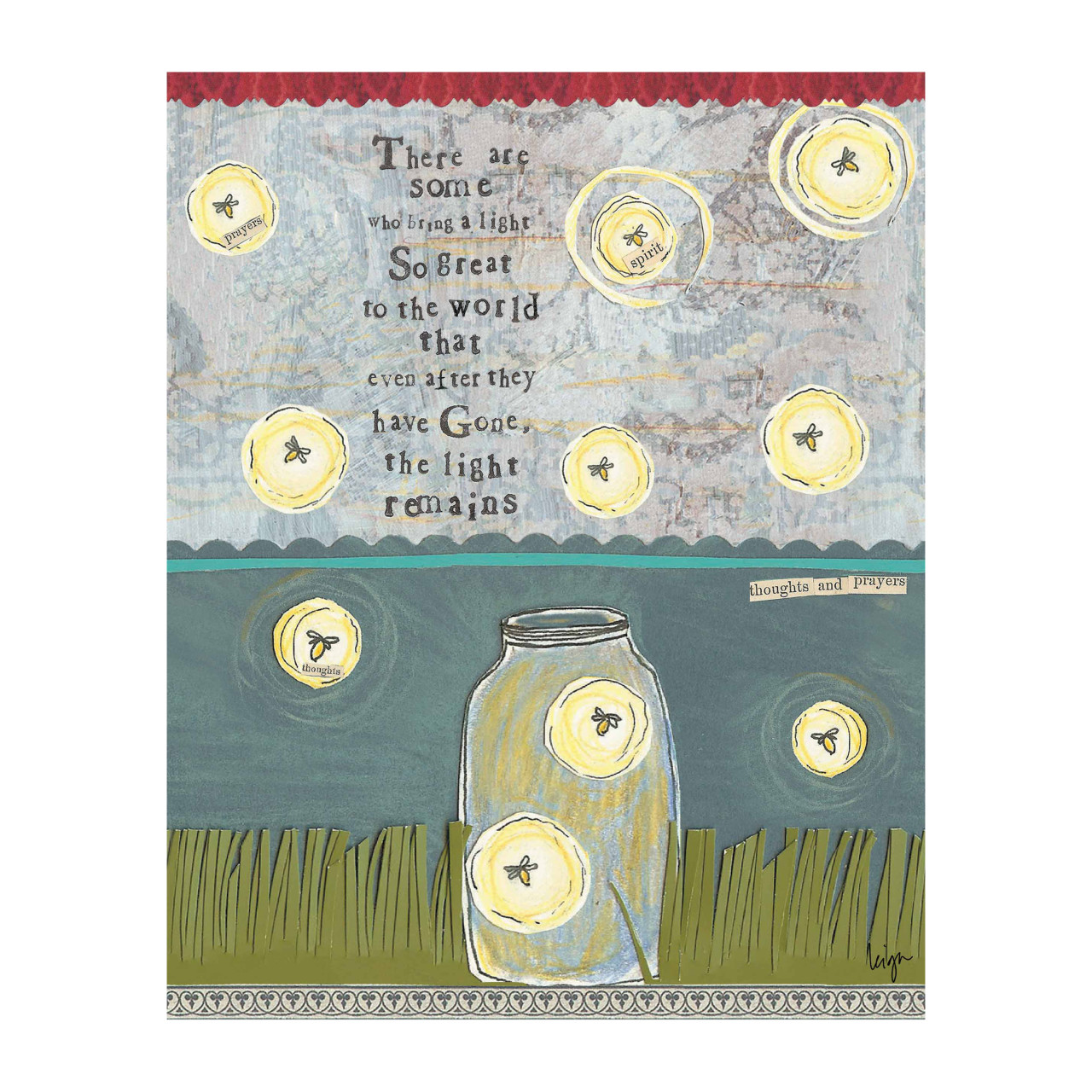 The Light Remains 20" Art Pole thumbnail