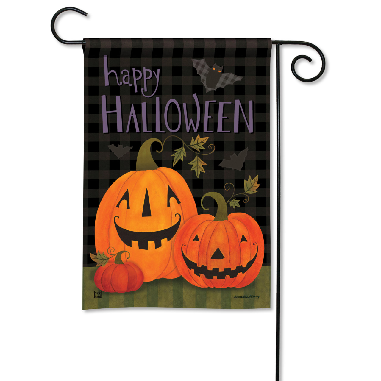 Halloween Pumpkins Garden Flag thumbnail