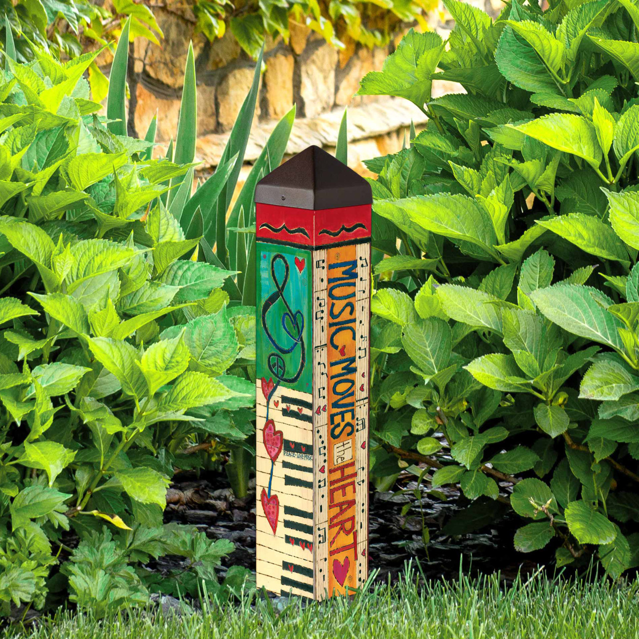 Peace Love Music 20" Art Pole thumbnail