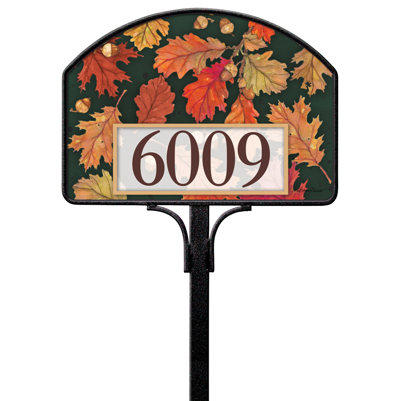 Autumn Acorns Yard DeSign thumbnail