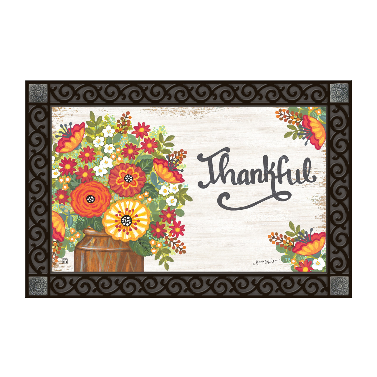 Rustic Fall Flowers MatMate thumbnail