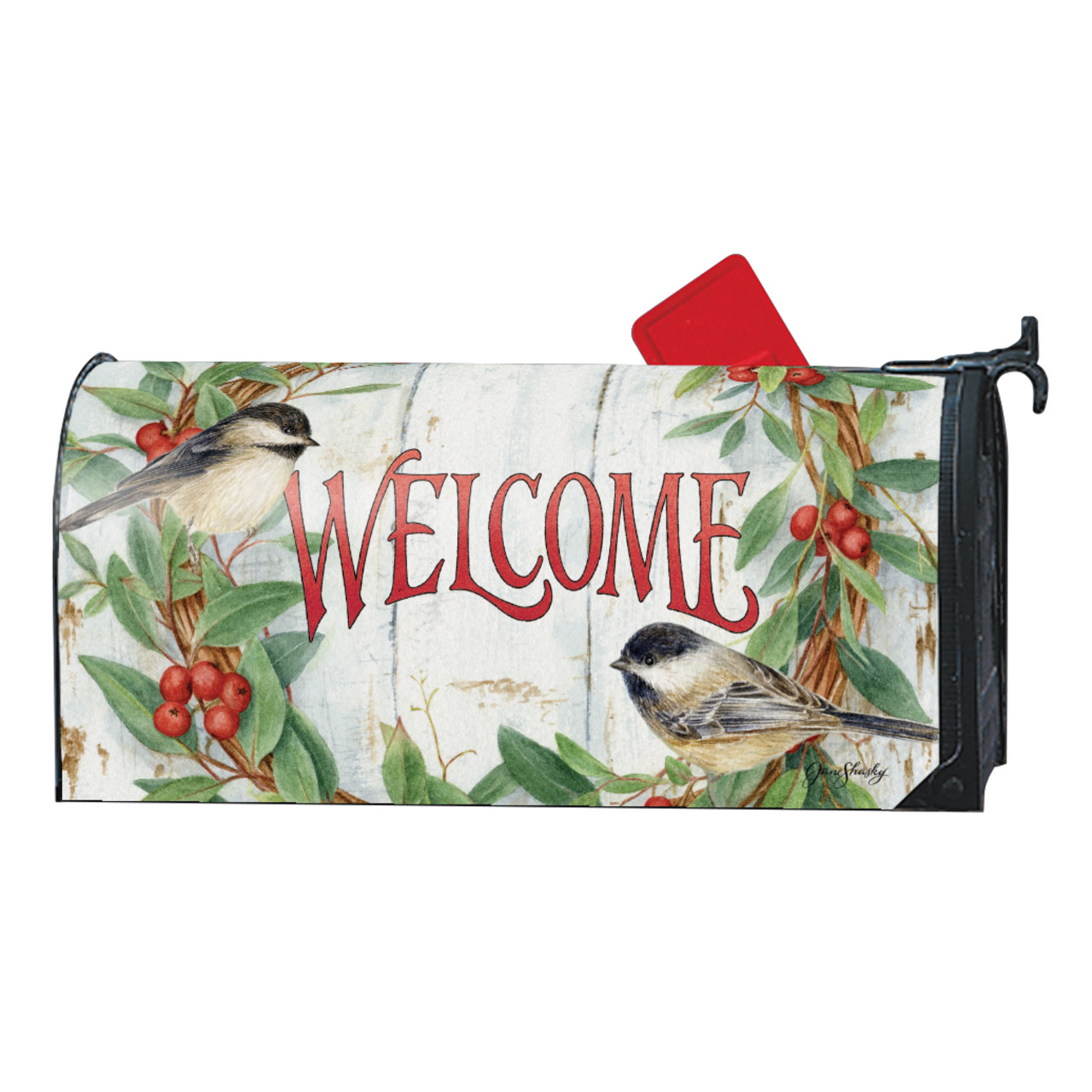 Chickadee Wreath MailWrap thumbnail