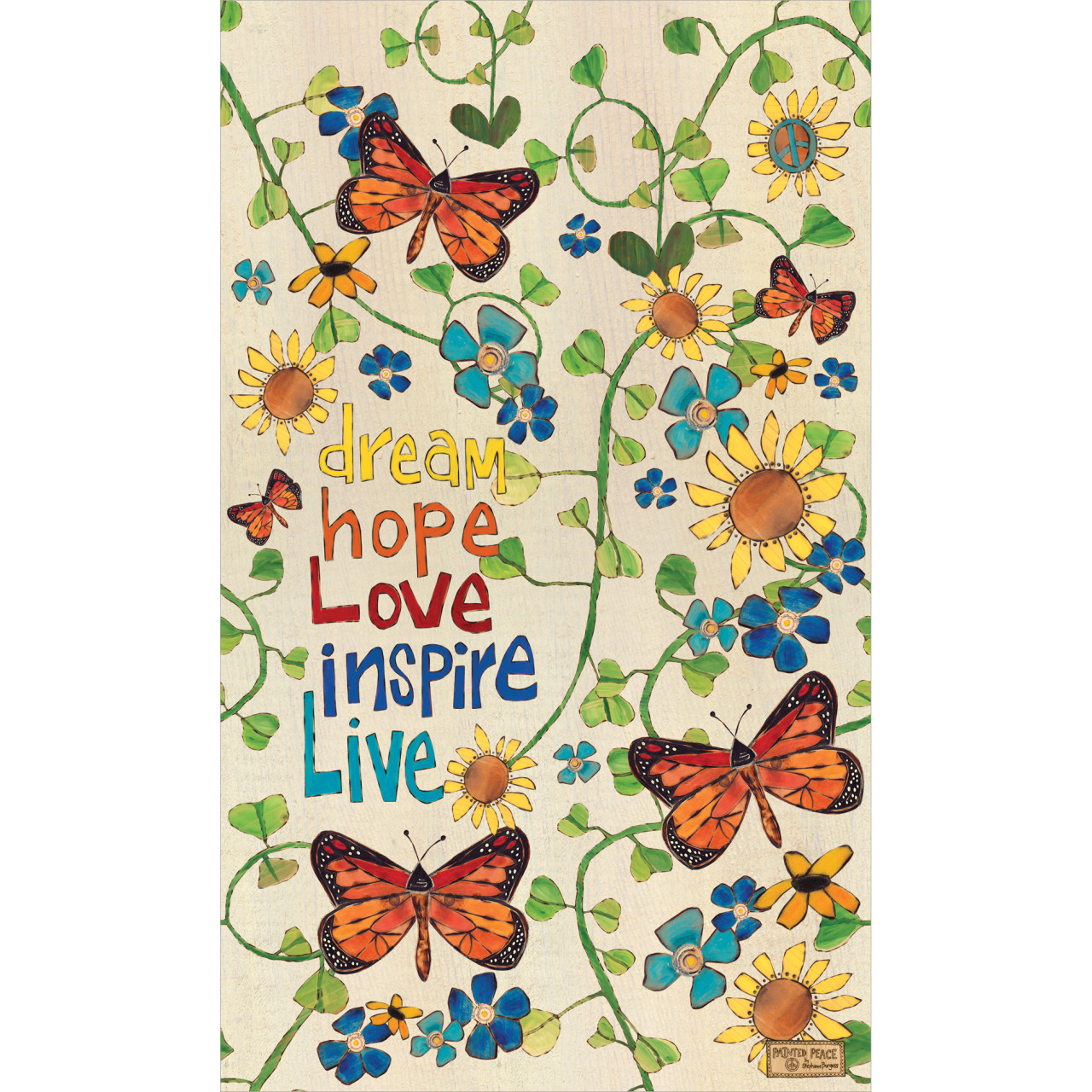 Dream, Hope, Love 13" Mini Art Pole thumbnail