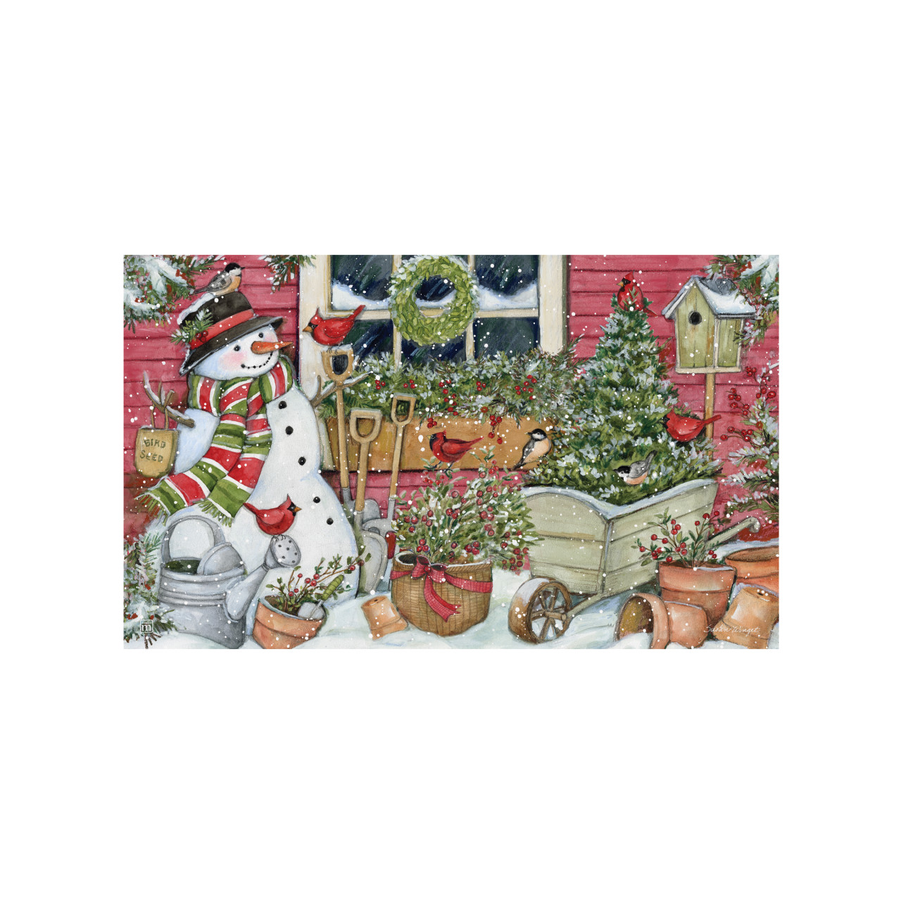 Garden Snowman MatMate thumbnail