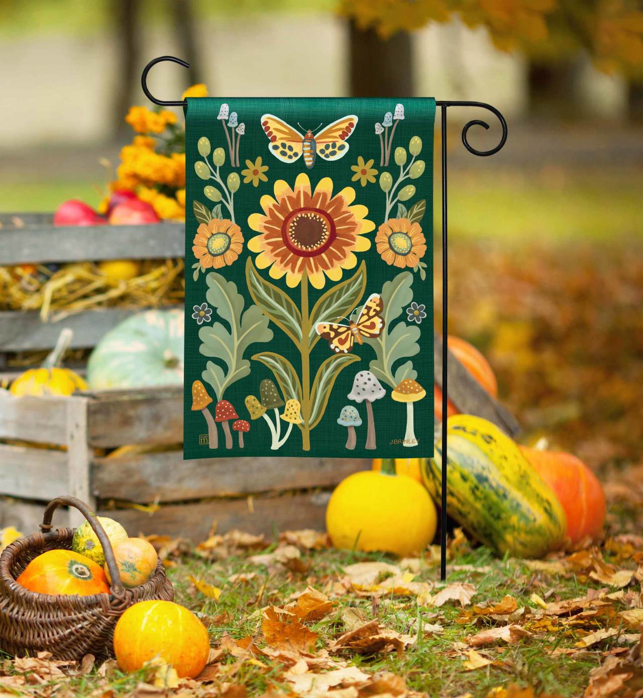 Fall Botanical Garden Flag thumbnail