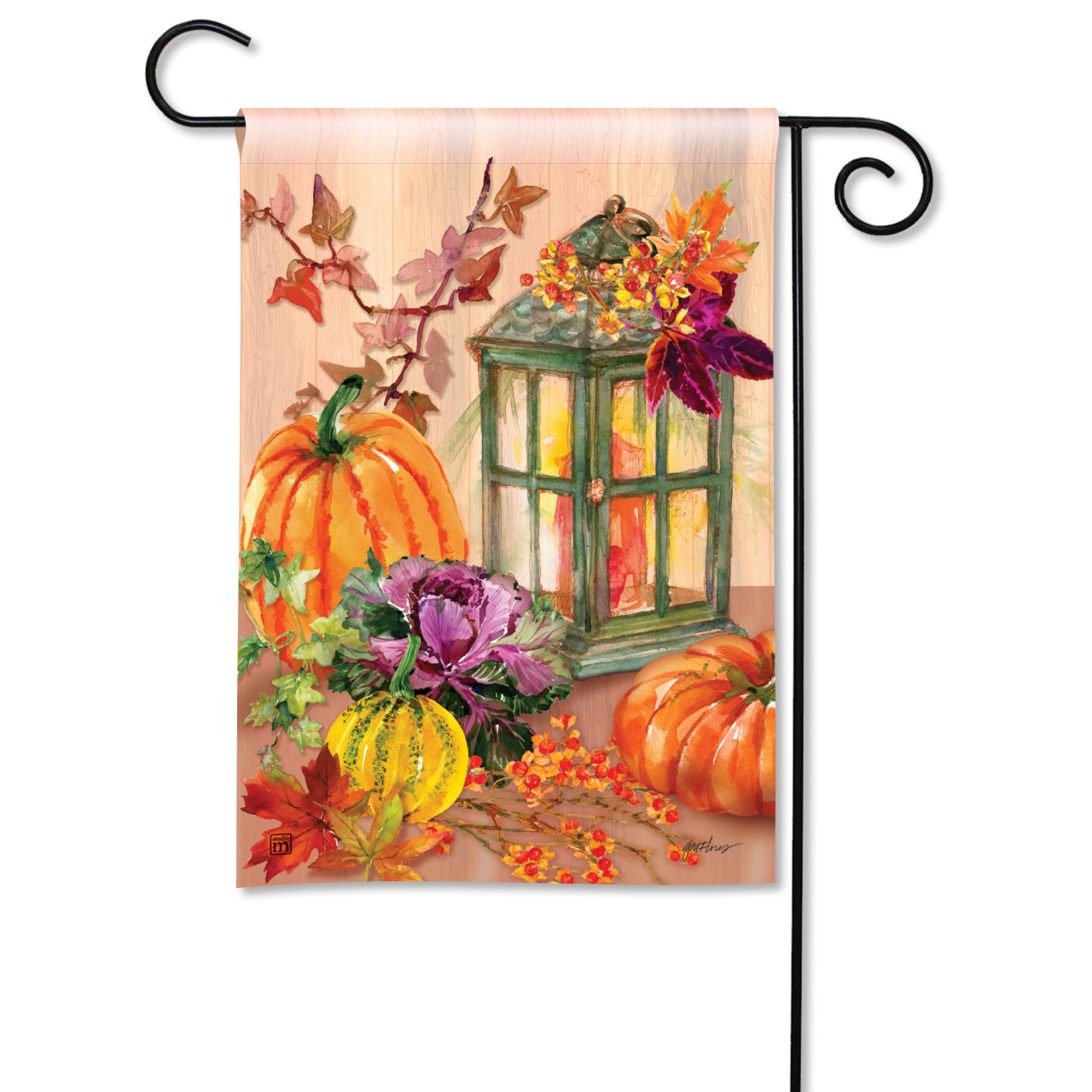 Autumn Lantern Garden Flag thumbnail