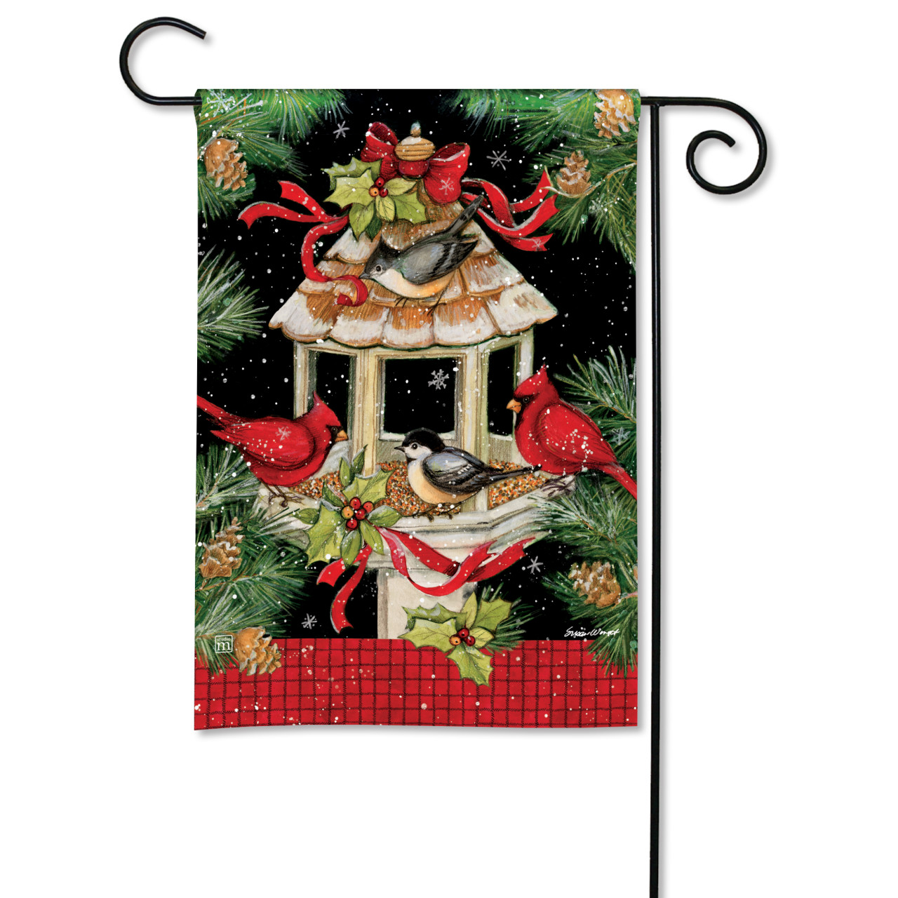 Christmas Dinner Garden Flag thumbnail