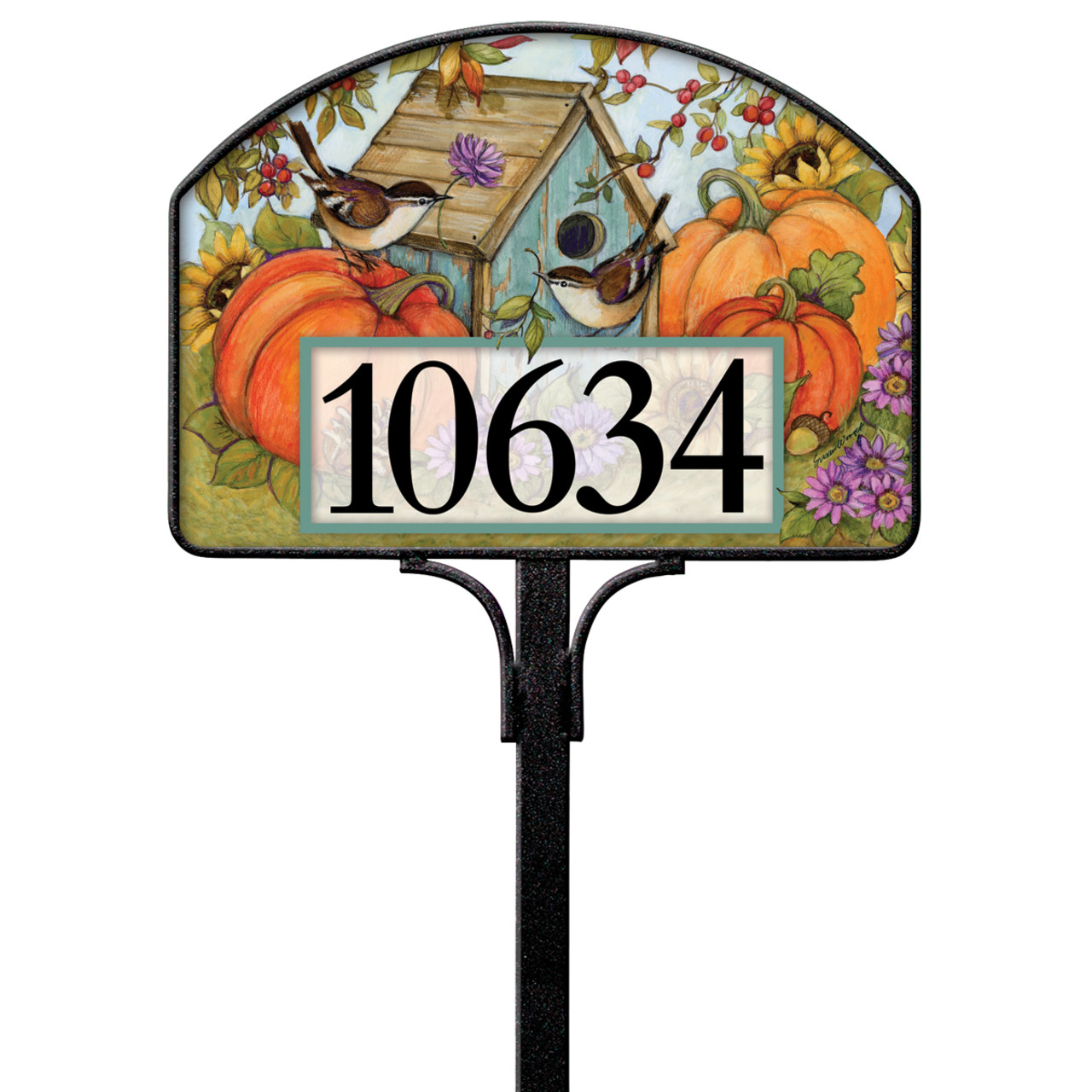 Autumn Birdhouse Yard DeSign thumbnail