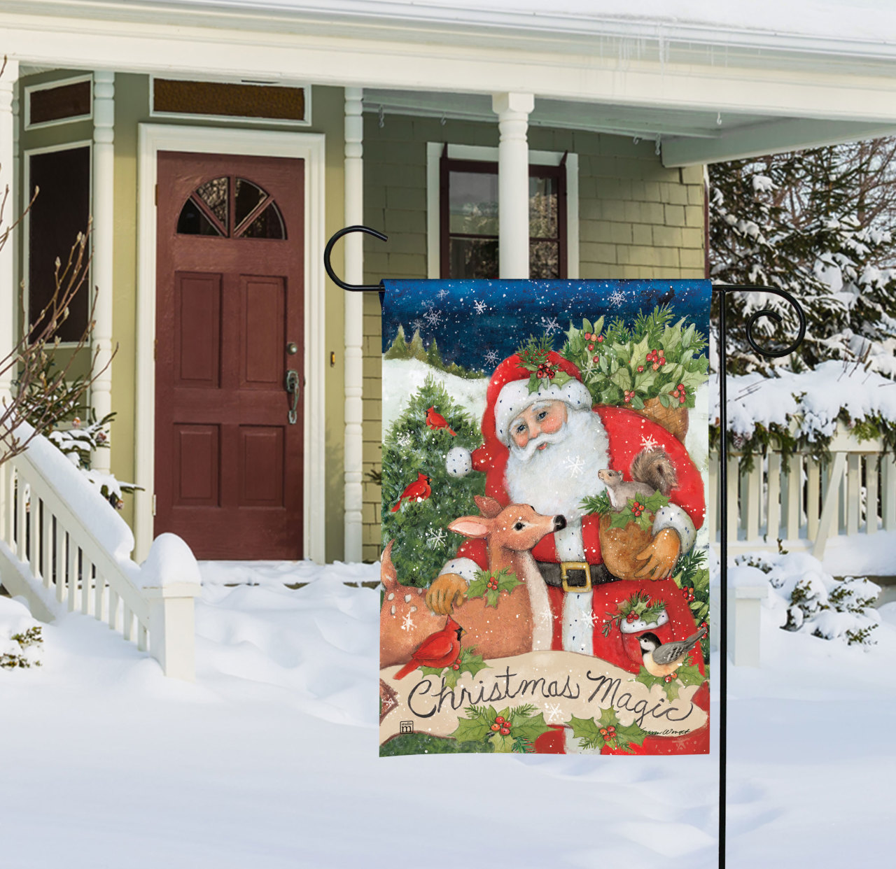 Christmas Magic Garden Flag thumbnail