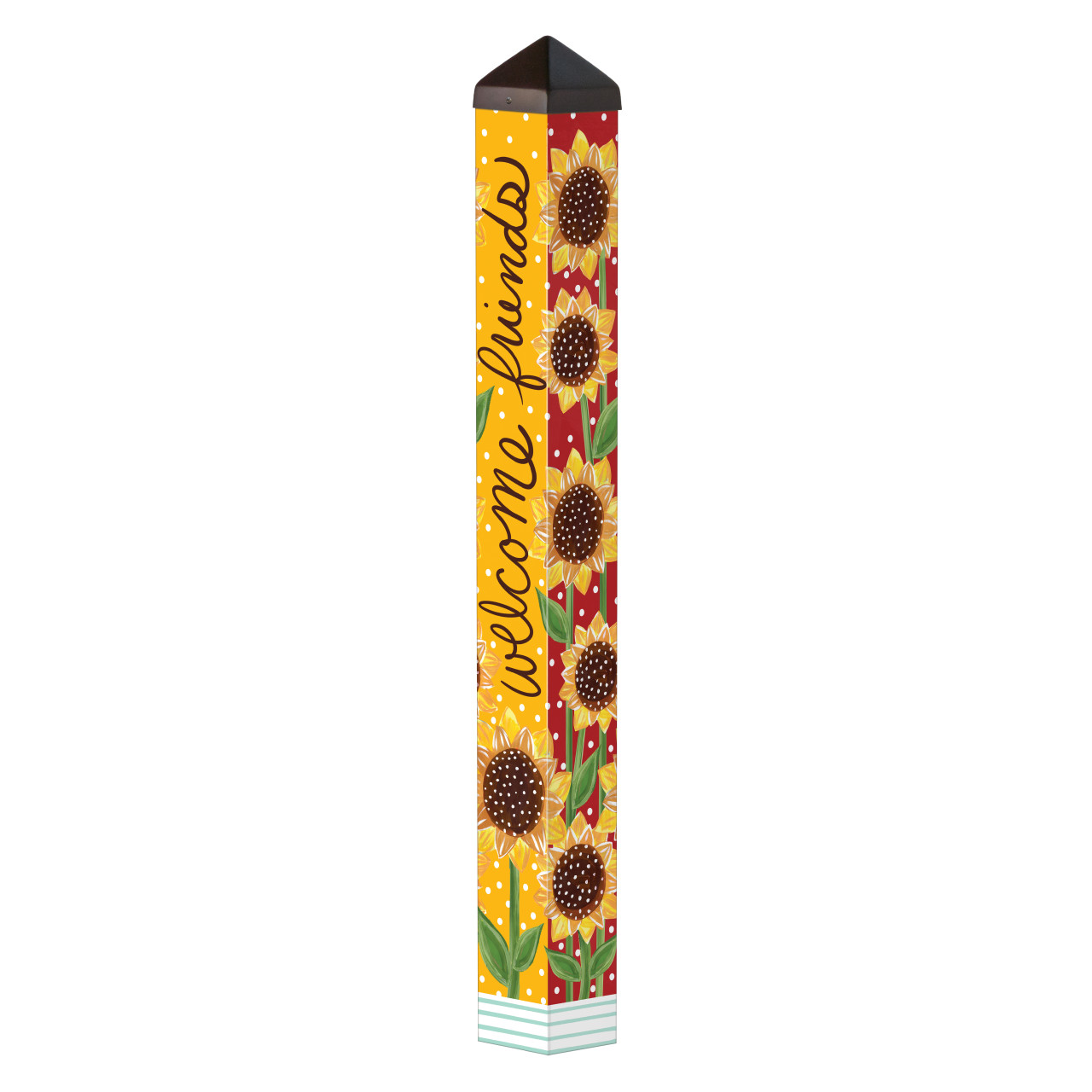 Playful Sunflowers 40" Art Pole thumbnail