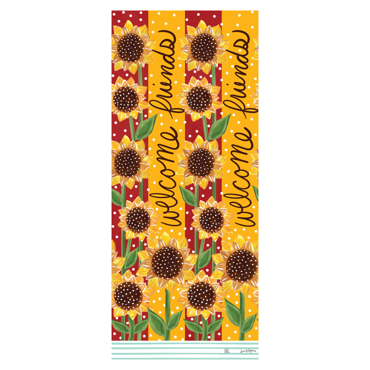 Playful Sunflowers 40" Art Pole thumbnail