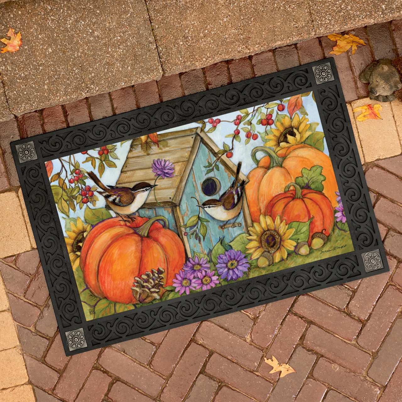 Autumn Birdhouse MatMate thumbnail