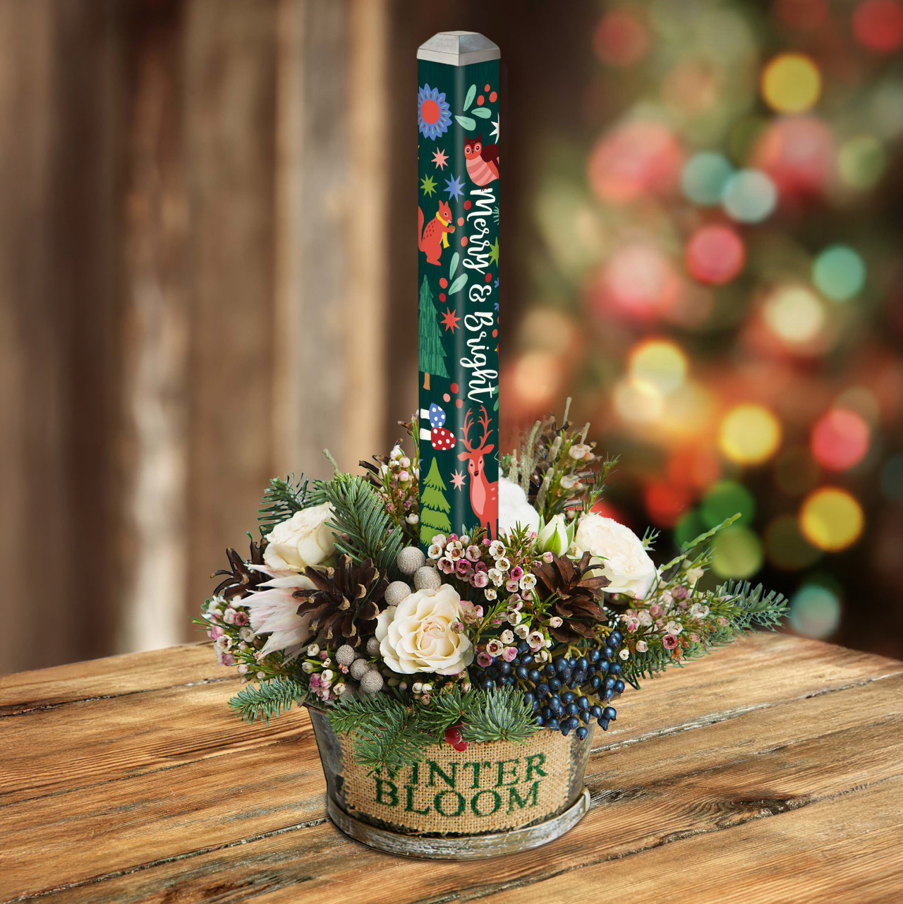 Christmas Message 16" Mini Art Pole thumbnail