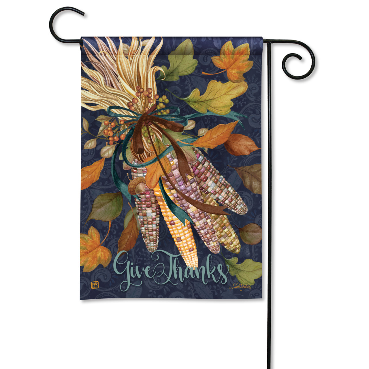 Harvest Corn Garden Flag thumbnail
