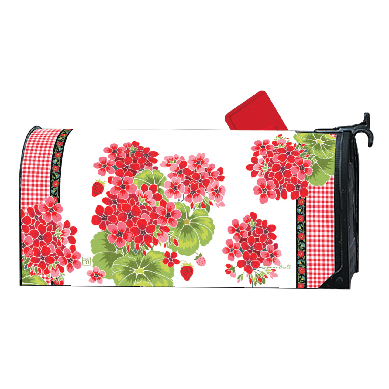 Gingham Geranium MailWrap thumbnail